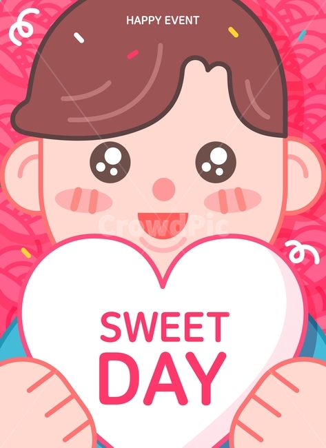 장미,꽃다발,하트,사랑,로맨틱,팝업,캐릭터,데이,이벤트,기념일,축하,anniversary,congratulation,celebrate,celebration,그래픽,일러스트레이션,graphic,illustration
