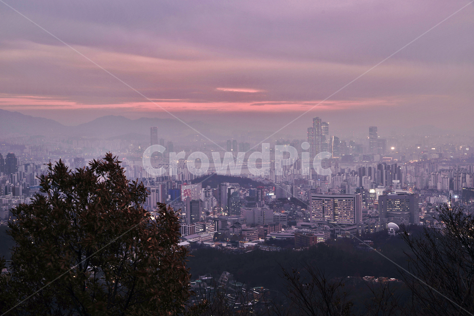 도심풍경,서울,안산,노을,석양,건물,마포구,붉은노을,도시,풍경,city,landscape,한국도시풍경,한국도시경관,korea cityscape