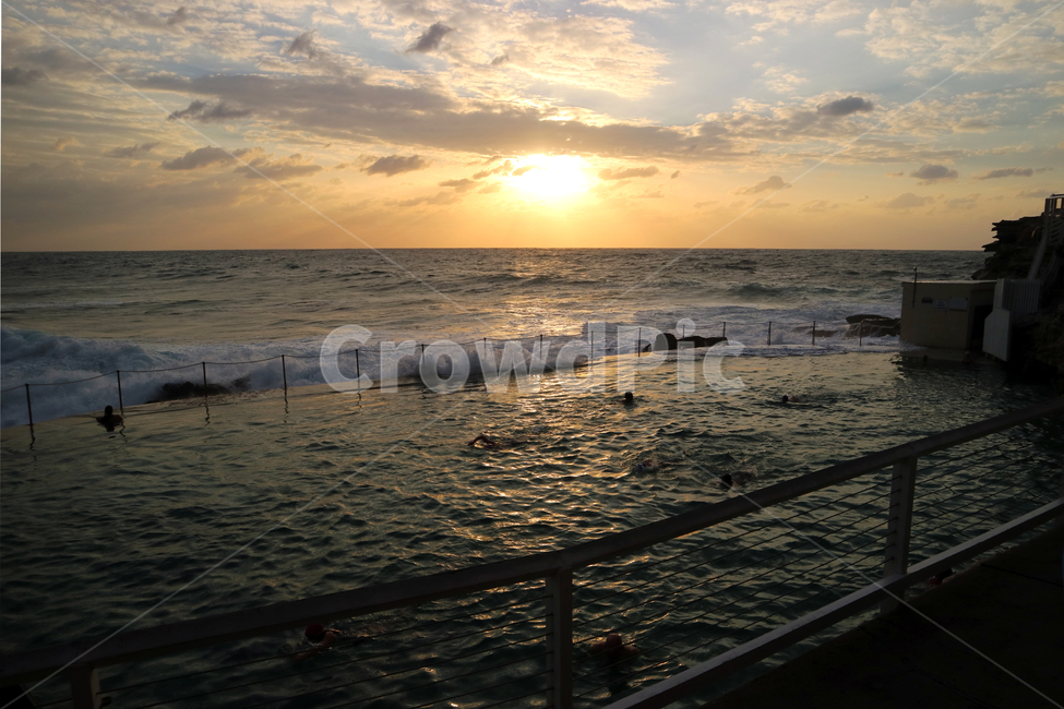 호주,시드니,바닷가,야외수영장,난간,자연,옥외,바다,노을,해돋이,바다수영,파도,물,brontebeach,brontebath,브론테비치,브론테배스,rockpool