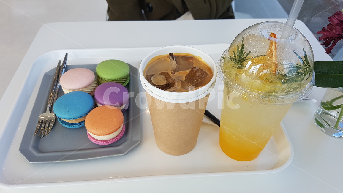 마카롱,카페,달달함,수제마카롱,휴식,커피,레몬에이드,아메리카노,간식,디저트