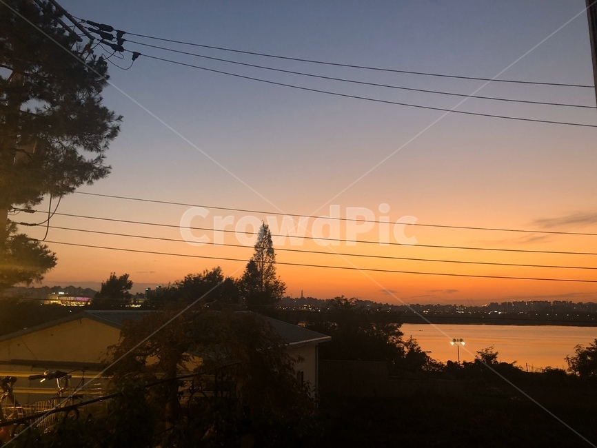저녁,노을,하늘,자연,배경,감성,구름,나무,일몰,강,tree,nature,outdoors,sky,sunset,feeling,river,자연,풍경,nature,landscape