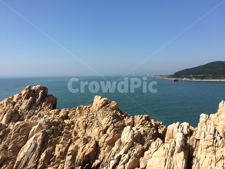 바위,바다,해변,하늘,섬