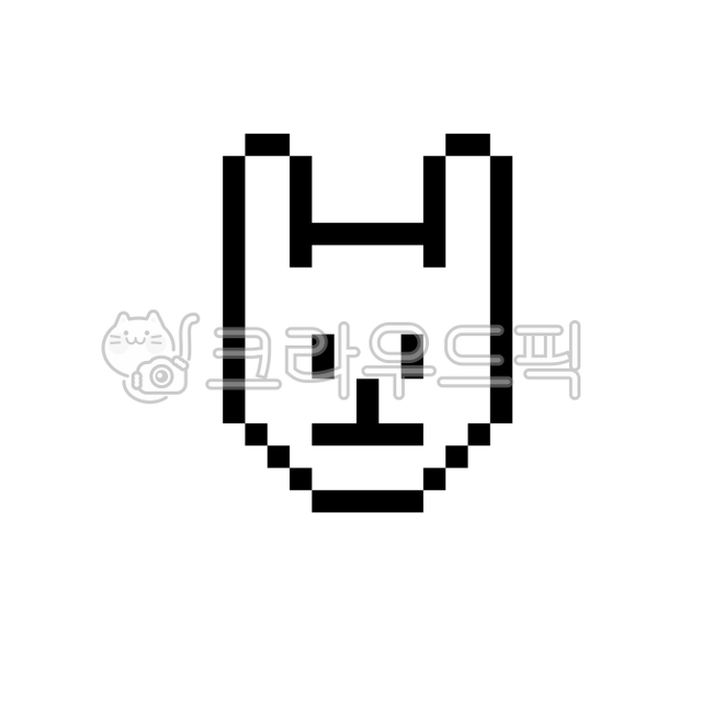 토끼,이모티콘,도트,픽셀아트,도트아트,이모지,동물,동물이모티콘,픽토그램,픽셀,귀여운,힙한,레트로