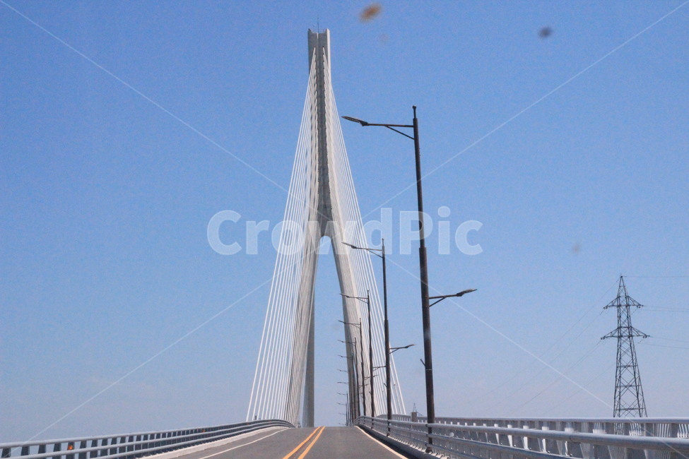다리,신안,가로등,하늘,bridge