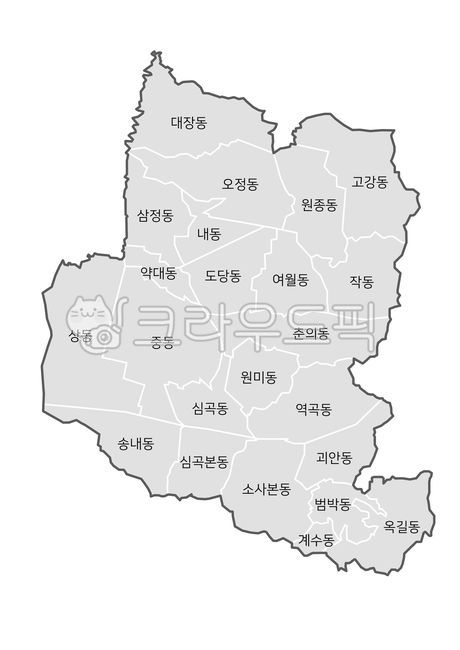부천시지도,부천지도,부천시행정지도,부천시,지도,한국지도,경기도지도,행정지도,경기도,한국,부천