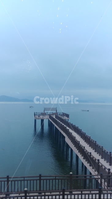 바다,정자,운치,다리,교각,안개,자연,풍경,nature,landscape,water,물,waterfront,워터 프론트,pier,port,포트