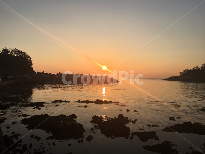 해,새해,일출,일몰,해질녘,바닷가,바다,자연,풍경,nature,landscape,light,빛,flare,플레어,sunlight,햇빛,outdoors,옥외