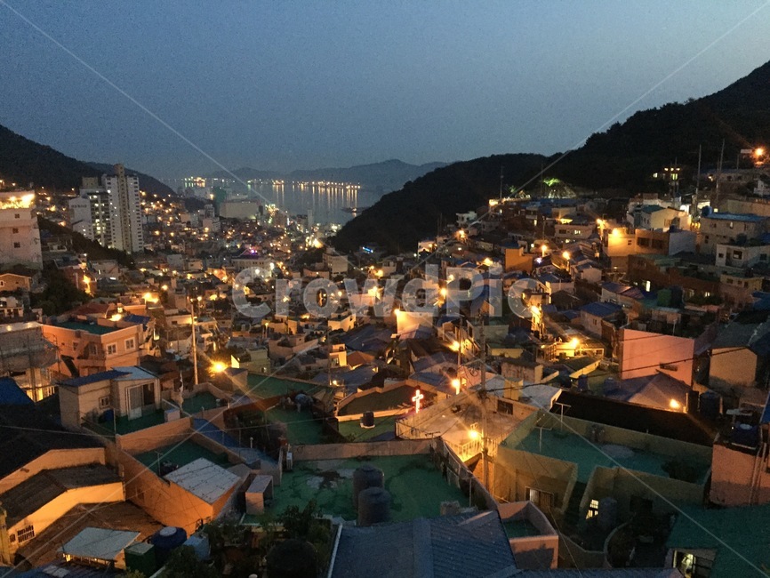 부산,부산야경,감천,감천마을,불빛
