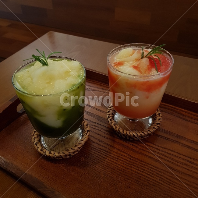 카페,음료,샤베트,트레이,cafe