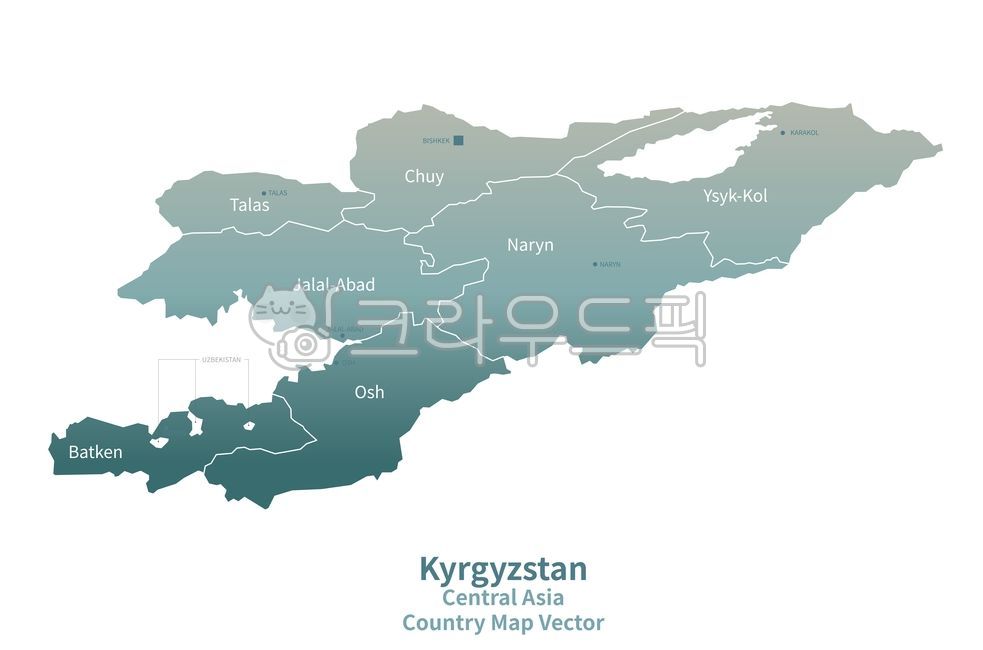 border,country,kyrgyzstan,Central Asia,Asia,centralasia,vector,map,Border,Kyrgyzstan