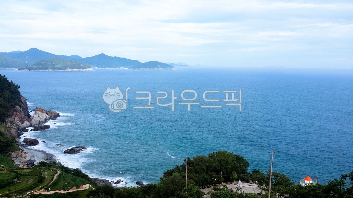 바다, 물, 해안, 하늘, 지평선, 사진,이미지,일러스트,캘리그라피 - bium000작가