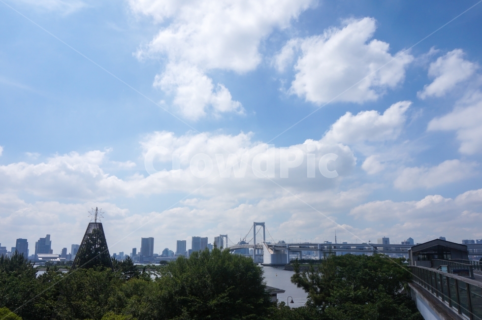 일본,레인보우브릿지,도쿄,풍경,구름,다리,맑음,하늘,도시,풍경,city,landscape,해외,외국,세계,foreign,oversea,world,세계도시풍경,해외도시풍경,외국도시풍경,world cityscape,nature,자연,outdoors,옥외