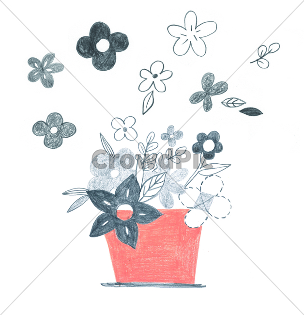 손그림,handdrawing,연필,pencil,연필라인,pencilline,연필그림,pencilpicture,꽃,flower,bloom,blossom,나뭇잎,leaf,foliage,umbrage,화분,flowerpot,pot,나뭇가지,bough,twig,sprig,branch
