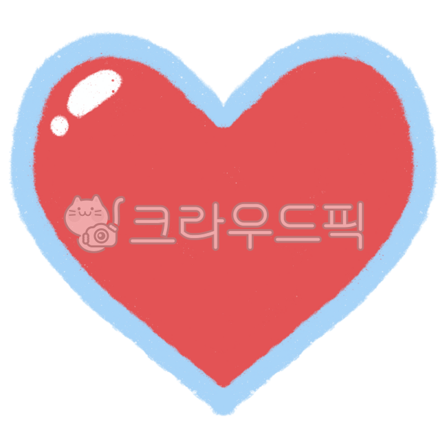 하트, 심쿵, 두근, 꾸미기, 스티커, 사진,이미지,일러스트,캘리그라피 - kkamdol작가
