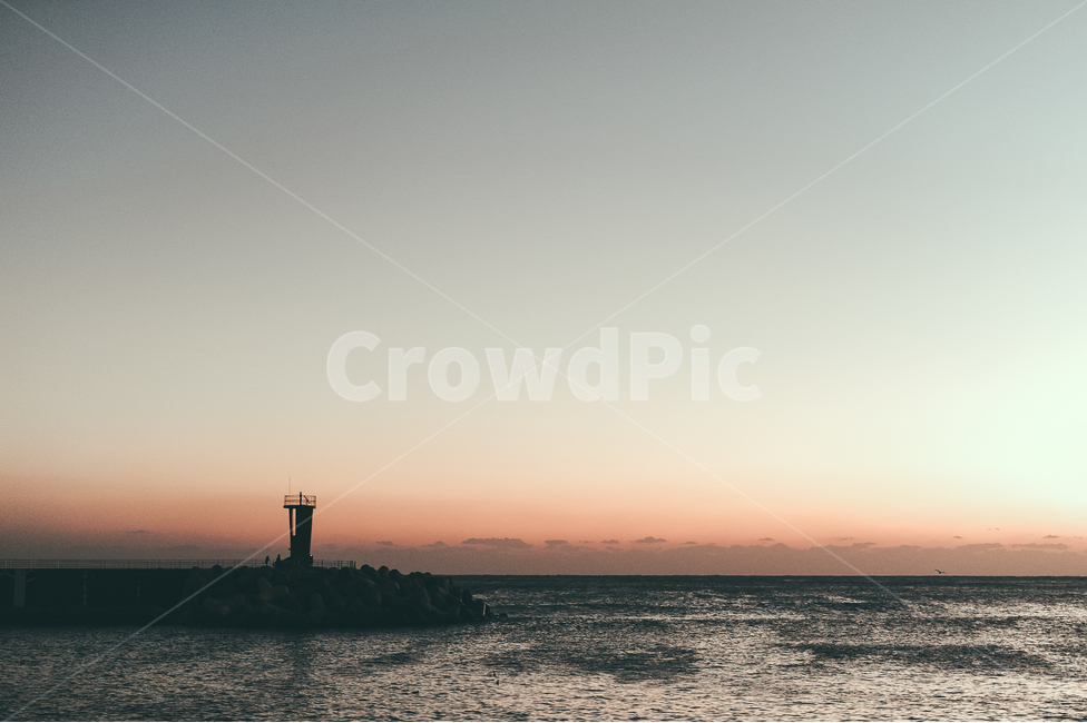 풍경,바다,자연,일출,등대,아침,새벽,등대,lighthouse