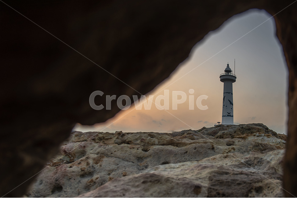 등대,저녁노을,슬도,바다,해넘이,등대,lighthouse,nature,자연