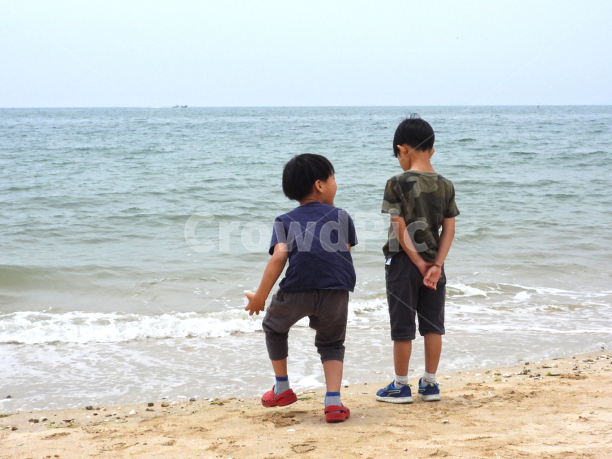 바다,해수욕장,해변가,모래,모래밭,대천해수욕장,뒷모습,형재
