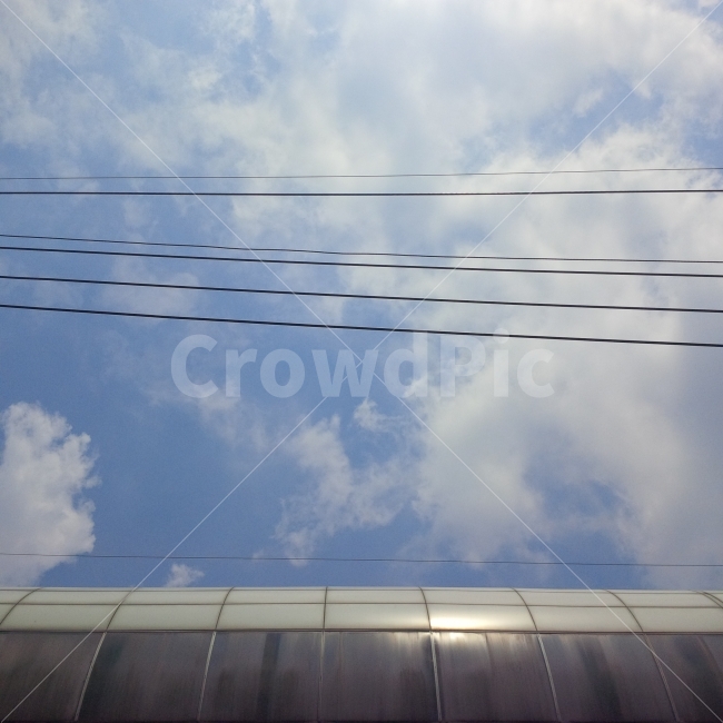 하늘,구름,풍경,감성,전기줄,맑음,건축물,건물외관,exterior,building,structure,architecture,construction
