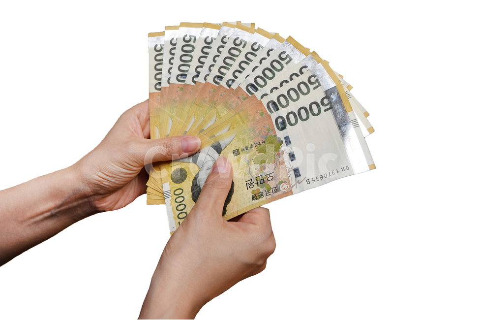 지폐,화폐,돈,수입,지출,김영란법,뇌물,지불,오만원,누끼,현금,isolated,money,사람,인물,인간,human,person,신체일부,몸,body,금융,돈,finance,banking,money,누끼,remove background