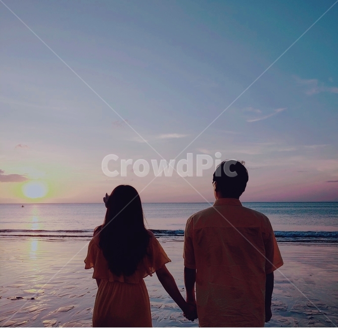 신혼여행,발리,바닷가,발리바다,커플룩,커플샷,짐바란뿌리