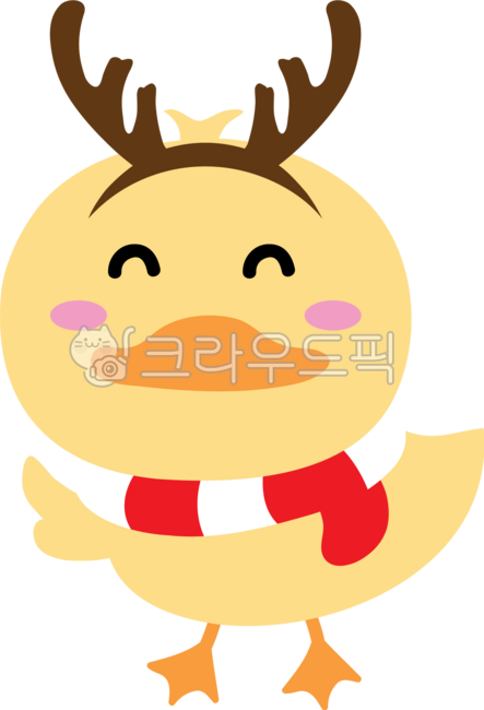 Christmas,Christmas Day,animals,Christmas animals,December 25th,duck,Rudolph antlers,reindeer antlers,muffler,duck Rudolph