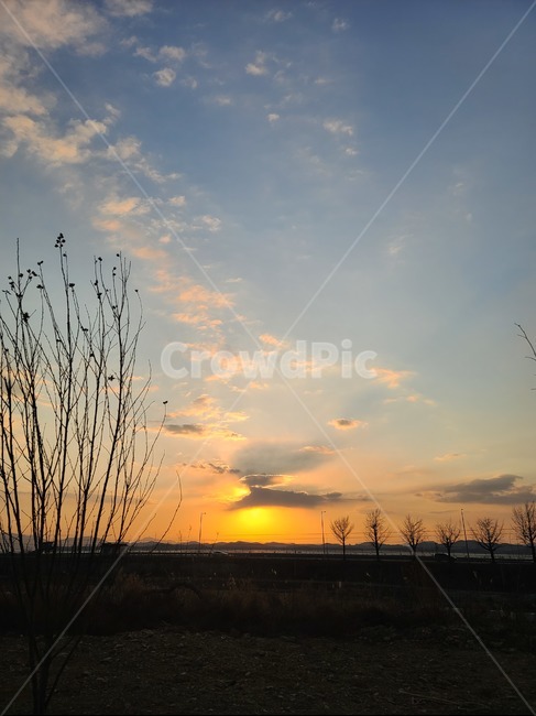 자연,일몰,하늘,sky,붉은하늘