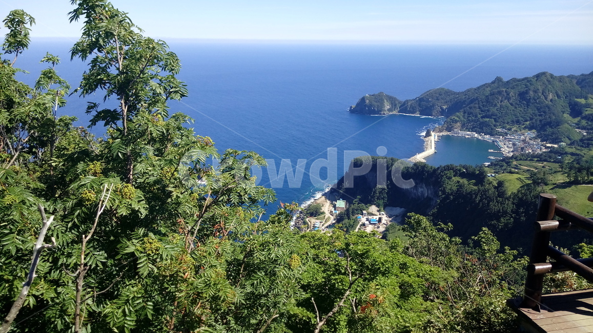 land,땅,nature,자연,outdoors,옥외,shoreline,해안선,water,물,ocean,대양,sea,바다,coast,연안,peninsula,반도,울릉도