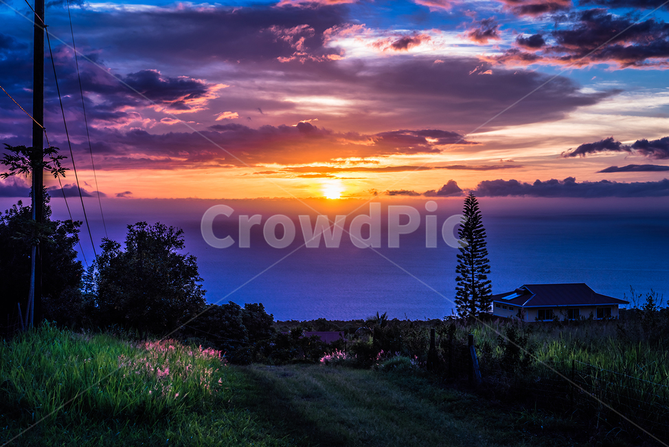 하와이,일몰,선셋,hawaii,sunset,자연,풍경,nature,landscape,outdoors,옥외