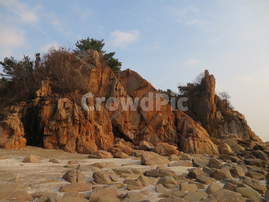 을왕리,해변,바닷가,해수욕장,바위