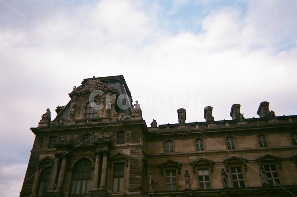 sky,louvre,Overseas,building,structure,oversea,cloud,analog,fly,world,paris,museum,cumulus,france,europe