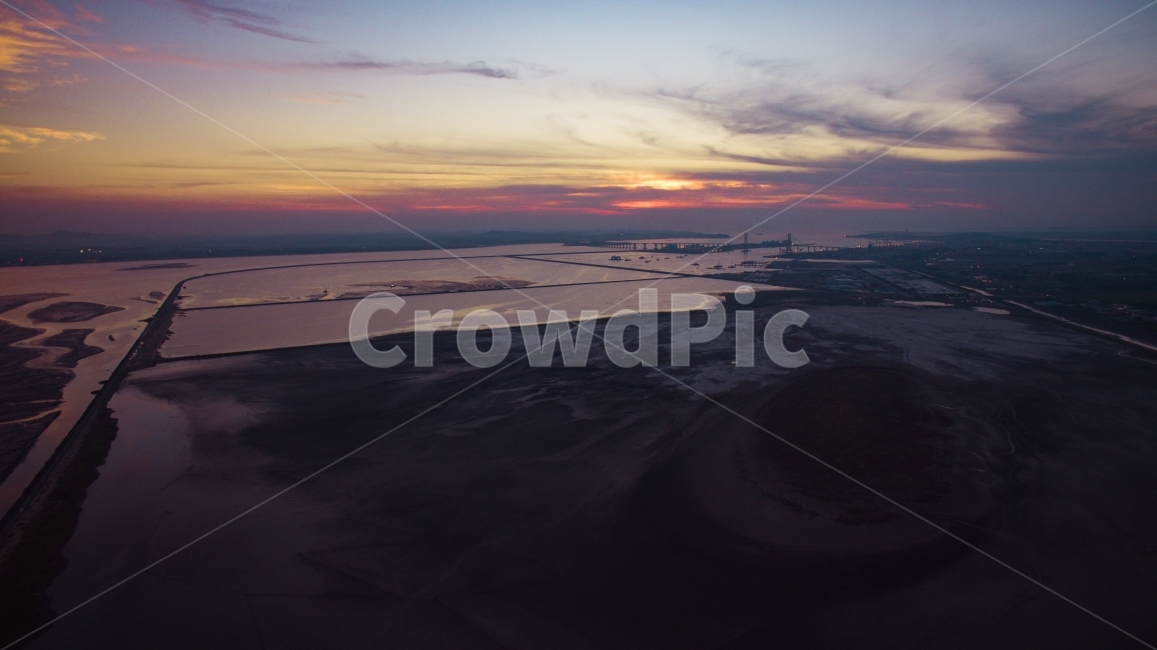 노을,갯벌,새만금,간척지,간척,mud,mudflat,Marsh,드론,항공촬영,드론촬영,항공사진,drone,자연,풍경,nature,landscape,한국자연풍경,한국자연경관,korea nature landscape,outdoors,옥외,경치,scenery,sky,하늘