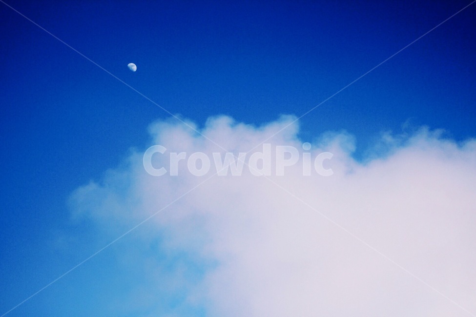 하늘,파란하늘,구름,달,sky,자연,풍경,nature,landscape,outdoors,옥외