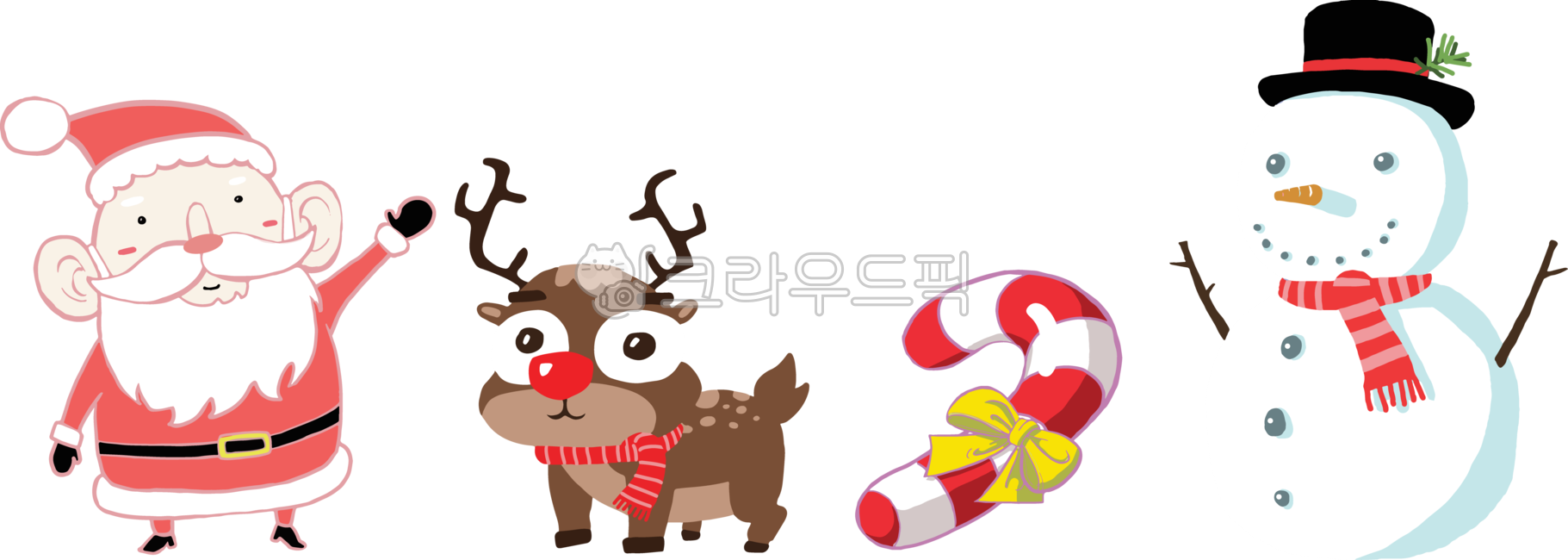 snowman,Rudolf,candy,snow man,Santa Claus,icon,png,candycane,winter,cute,christmas,santa,transparent background,Santa,character,rudolph,Christmas Illustration Contest,painting,illustration,xmas