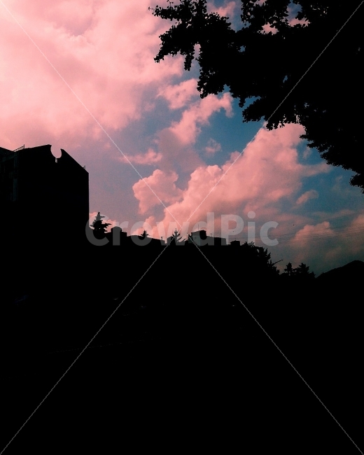 하늘,구름,풍경,색감,예술,도시,풍경,city,landscape,실루엣,그림자,silhouette,shadow,색깔,색상,색채,색감,color sense,color sensitivity,feeling of color,weather,날씨,nature,자연,outdoors,옥외