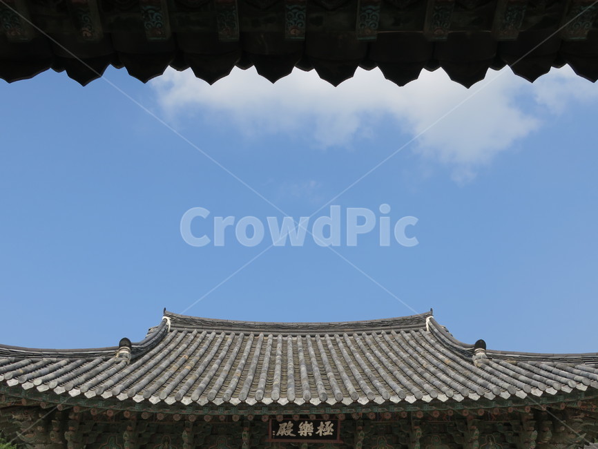 경주,불국사,하늘,옛건물,지붕,고건축물,사찰,기와,절,불교,처마,한국전통문화