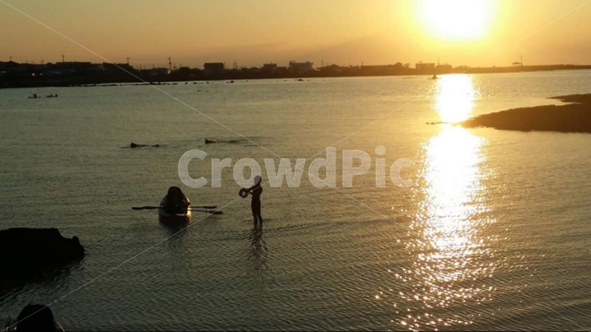 figure,island,ship,scenery,sun,sea,beach,jeju,sunset,kayak,glow,landscape,child