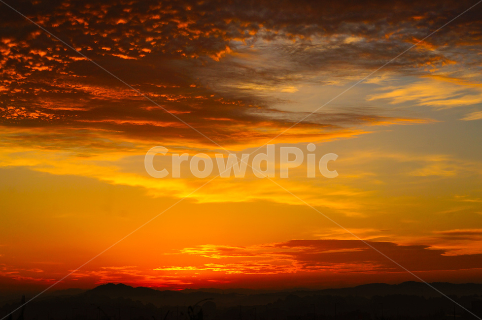 노을,석양,일몰,구름,풍경,자연,풍경,nature,landscape,outdoors,옥외,dusk,황혼,sunset,dawn,새벽,sky,하늘,red sky,붉은 하늘