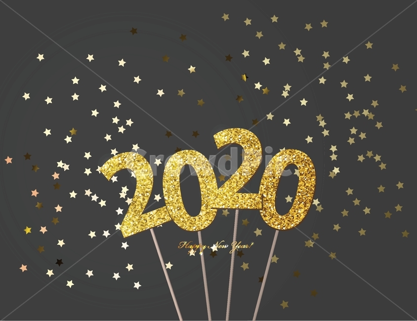 2020년,새해,새롭다,축하,기념일,이벤트,행사,별,반짝이다,휘날리다,뿌리다,그래픽,일러스트레이션,graphic,illustration