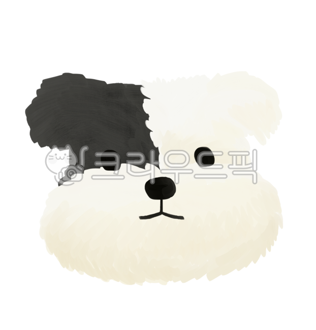 사랑스러운,동물,개,캐릭터,클립아트,귀여운,강아지,그림,눈,얼굴,털,머리,일러스트,애완동물,초상화,수채화,흰색,오일,파스텔,손그림