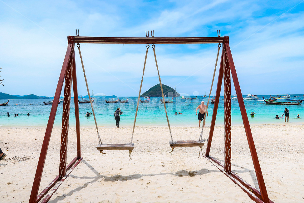 person,장난감,swing,그네,태국,푸켓,바나나비치,phuket