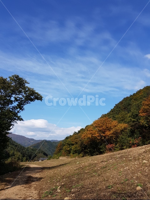 풍경,구름,하늘,캠핑,산,등산로,자연,풍경,nature,landscape,dirt road,흙길,gravel,자갈,road,도로,outdoors,옥외