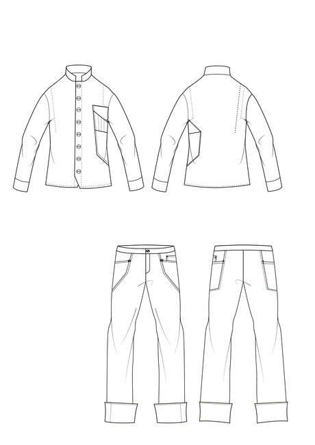 의류,패션,도식화,컬렉션,플랏,일러스트,셔츠,바지,자켓,jacket,coat,illustration,collection,plot,pants,chinacollar,차이나칼라,패션스타일,의상,fashion,style,그래픽,일러스트레이션,graphic,illustration