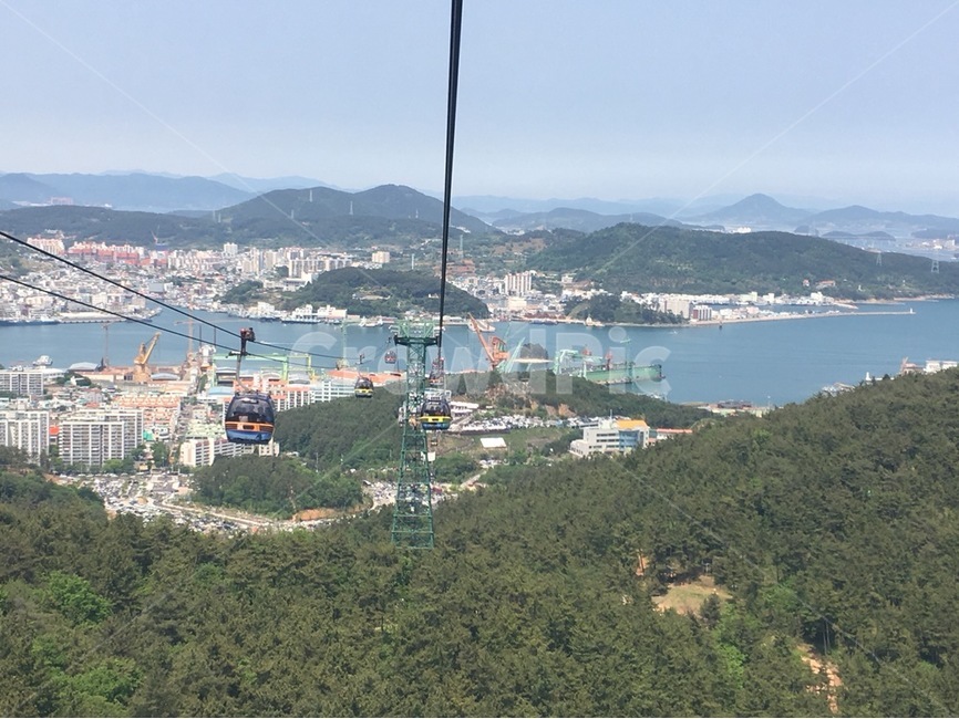 파노라마,남해,한려해상,국립공원,다도해,풍경,도시,풍경,city,landscape,한국도시풍경,한국도시경관,korea cityscape,cable car,케이블카,transportation,교통,vehicle,차량