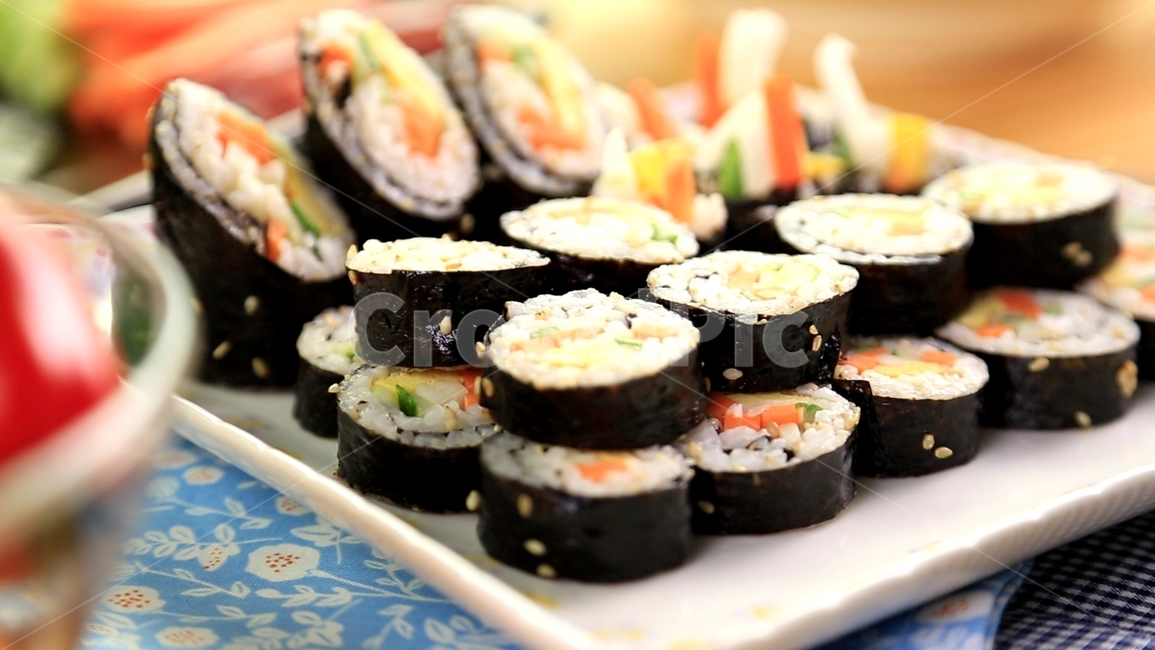 김밥,음식,맛,맛있는,식품,접시,fruit