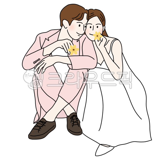 bride,dress,couple,groom,tuxedo,veil,bouquet,simple,marriage illustration,people illustration,lovers,cute,wedding illustration,Wedding,marriage,newlyweds,suit,female,male,sitting