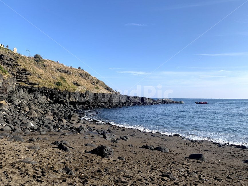 promontory,곶,제주도,제주바다,검멜레해변,우도,검멀레,우도바다