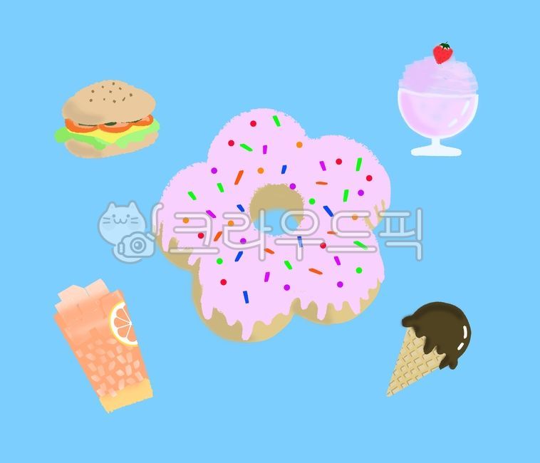 bread,donuts,snack,Juice,cone,hamburger,drink,Beef bowl,food,ice cream,dessert,beverage