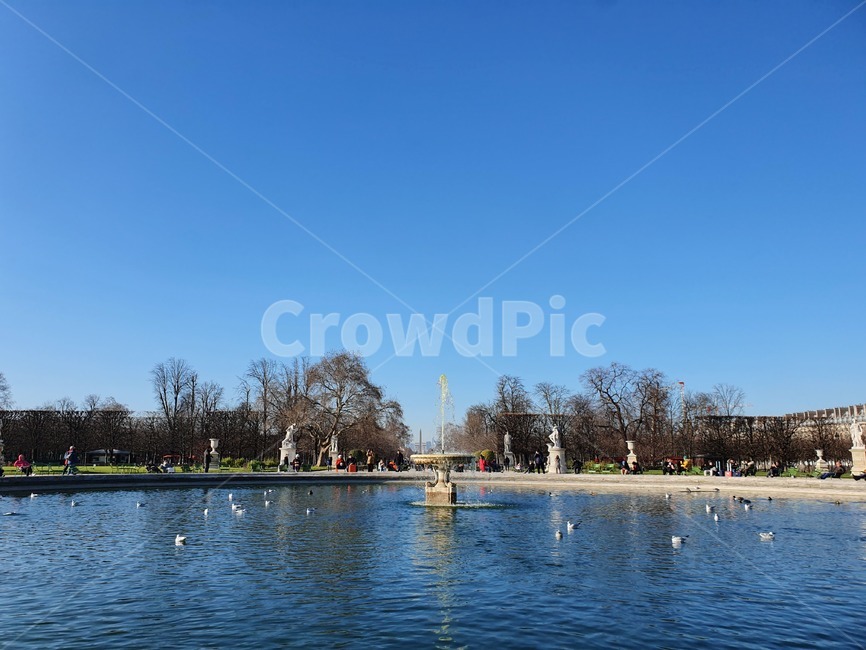 파리,프랑스,호수,공원,뛸르히가든,jardindestuileries,water,물