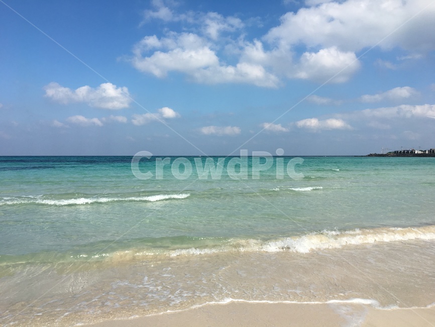 바다,제주도바다,에메랄드빛바다,투명한바다,푸른바다,하늘,제주도,모래사장,해변,파도,맑음