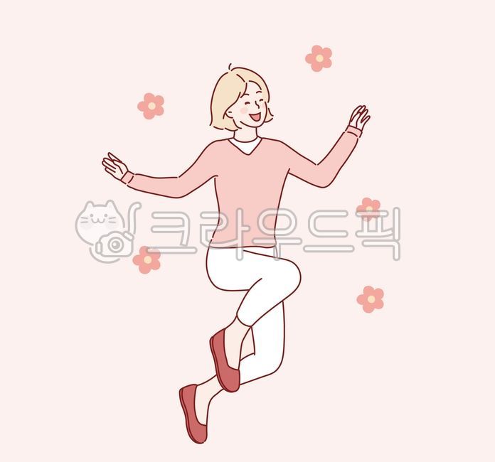 행복한,뛰는,꽃,밝은,활발한,뛰어오르는,jump,happy,점프,환호,기쁨,수험생,만세,환희,행복,시험끝,여자,사람,학생